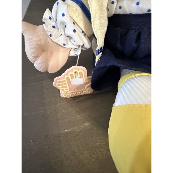 Precious Moments 1990 Easter Edition Applause Doll “Your Smile” Straw Hat - Picture 6 of 8